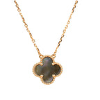 ??Loco?¡¥CLOVER 15MM  GRAY MOTHER OF PEARL NECKLACE