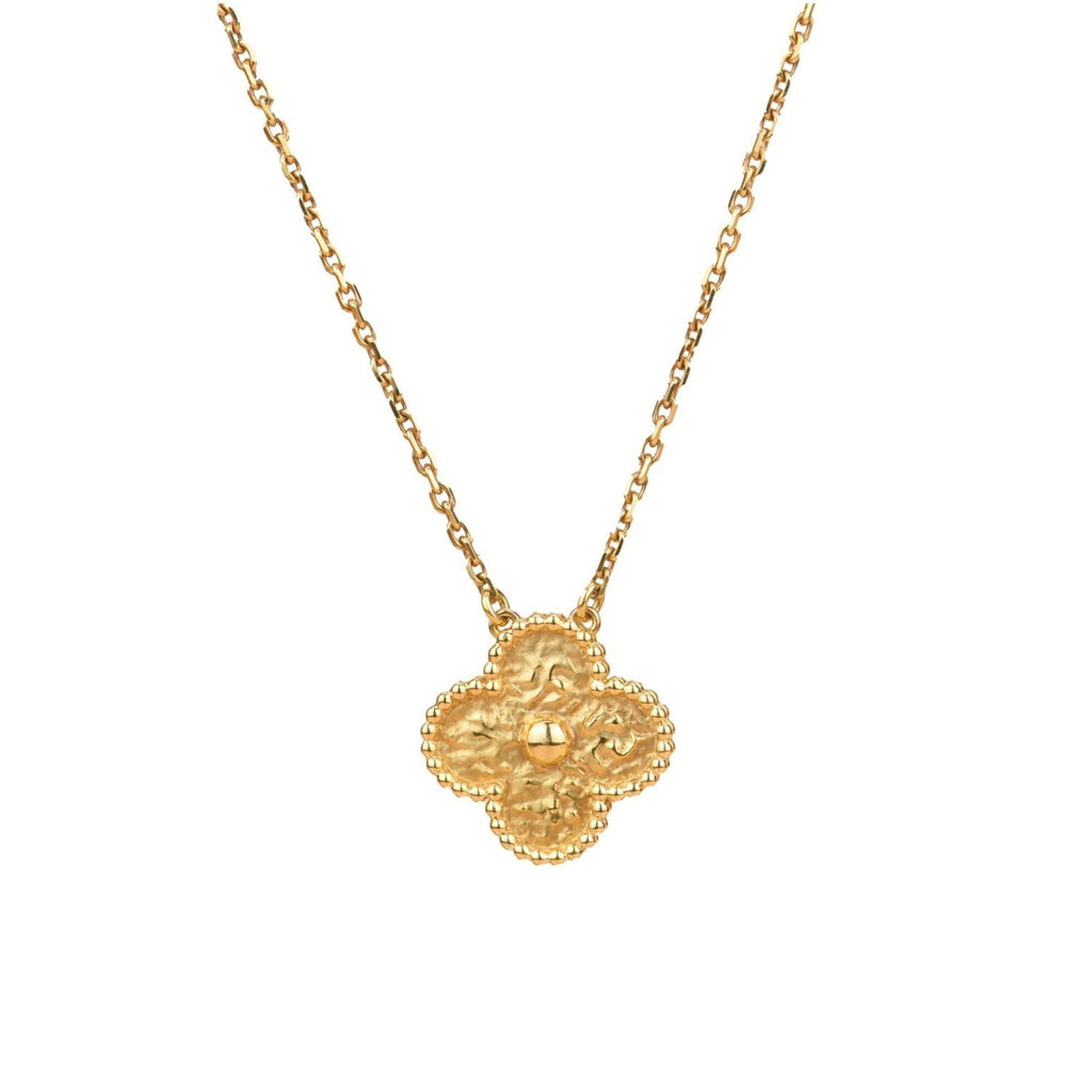 ??Loco?¡¥CLOVER 15MM  BRONZING NECKLACE