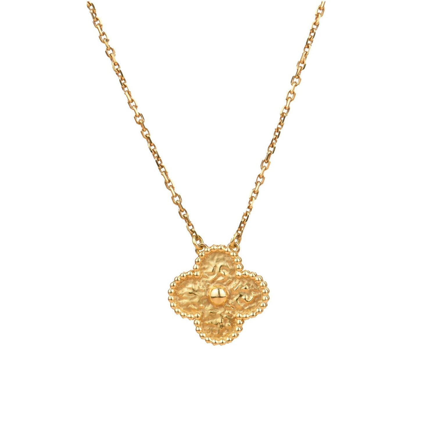 ??Loco?¡¥CLOVER 15MM  BRONZING NECKLACE