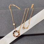 ??Loco?¡¥LOVE NECKLACE 16MM 2 DIAMONDS