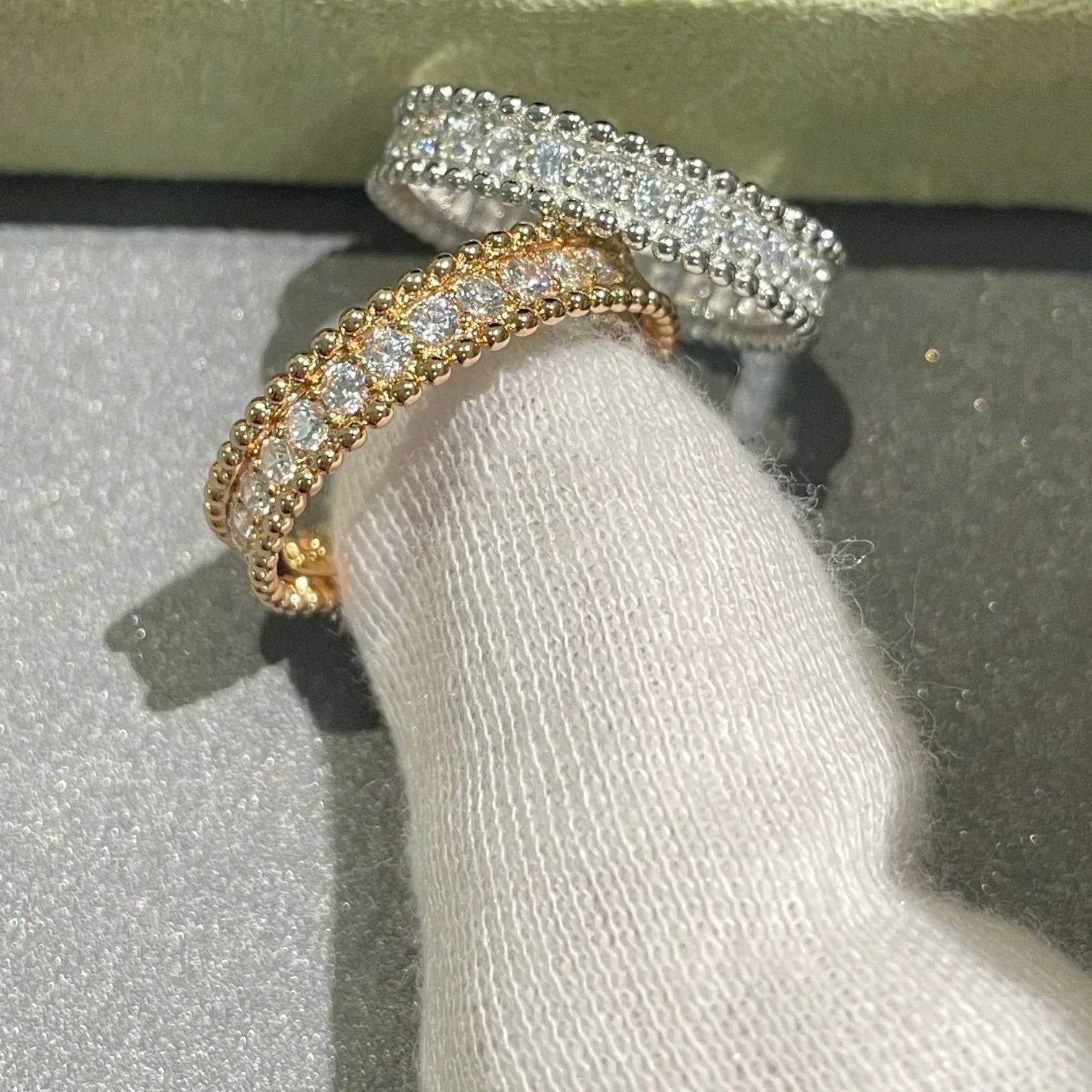 ??Loco?¡¥PERLEE DIAMOND ROSE GOLD RING