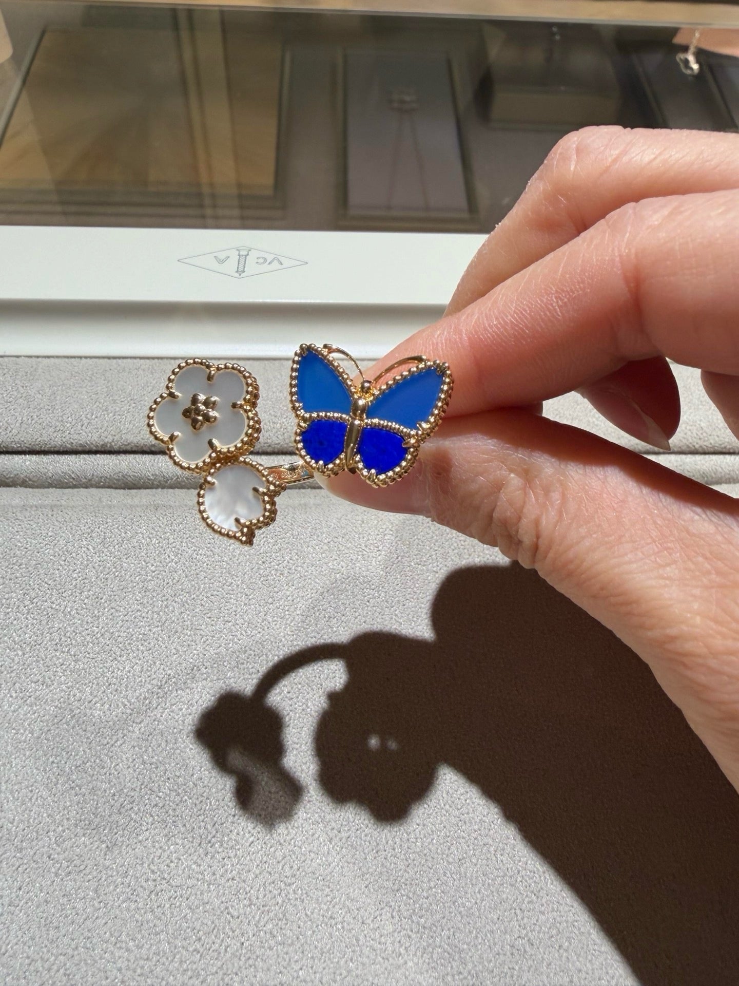 [moco jewelrys JURI]LUCKY SPRING BUTTERFLY OPEN-FACE RINGS