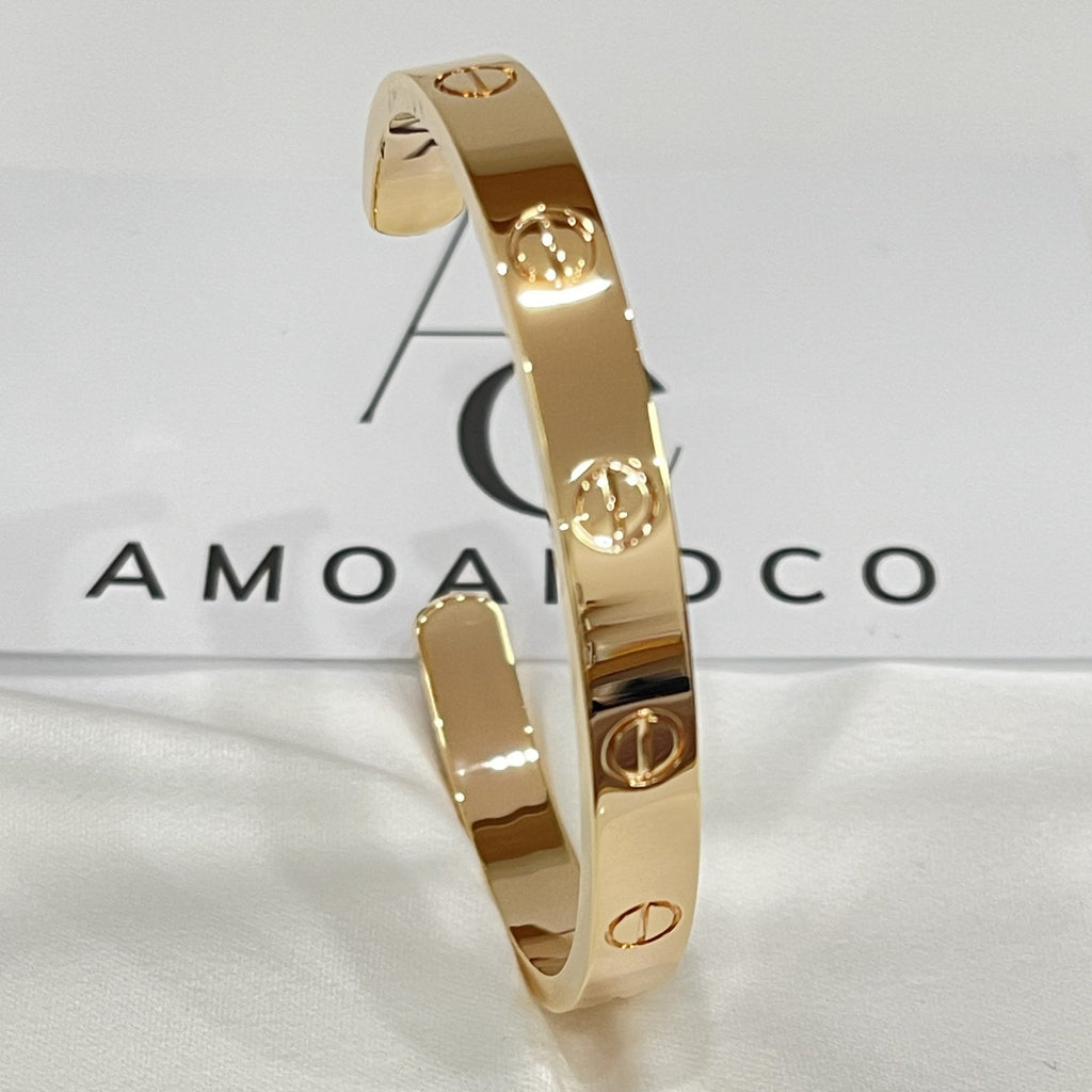 ??Loco?¡¥LOVE BRACELET 6.1MM OPEN CUFF