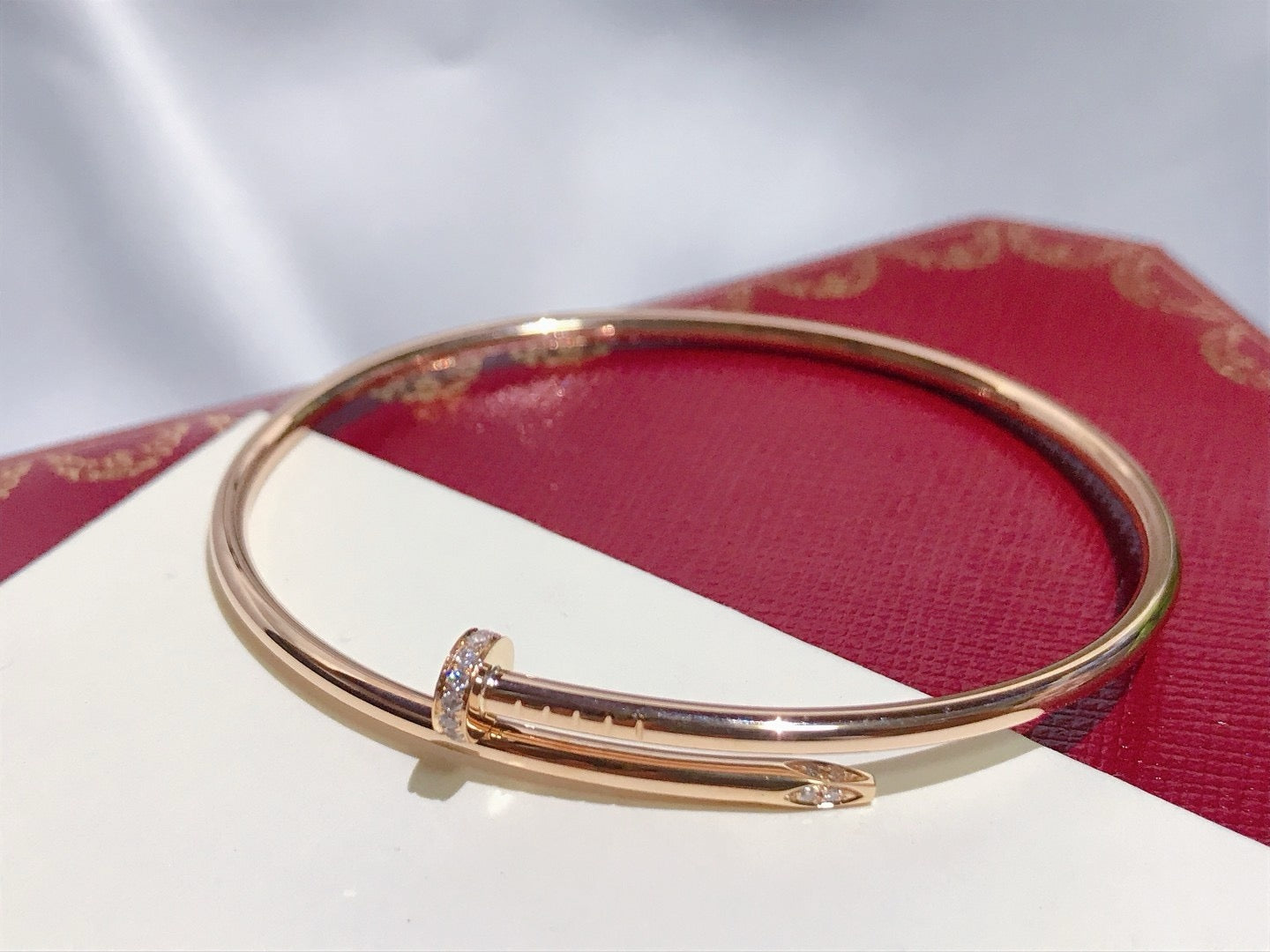 [moco jewelrys]JUSTE BRACELET 2.5MM DIAMONDS