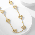 ??Loco?¡¥CLOVER 10 MOTIFS LASER NECKLACE