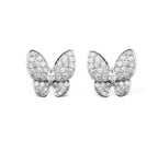 ??Loco?¡¥BUTTERFLY ALL DIAMOND EARRINGS