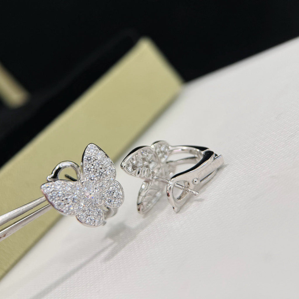 ??Loco?¡¥BUTTERFLY ALL DIAMOND EARRINGS