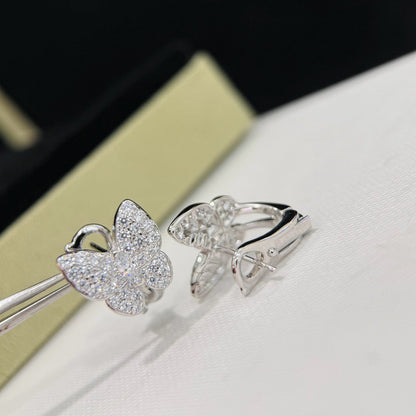 [moco jewellerys]バタフライ オールダイヤモンド イヤリング