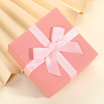 SCHLEIFENKNOT-SCHMUCKSCHACHTEL GESCHENKBOX (OHNE LOGO)
