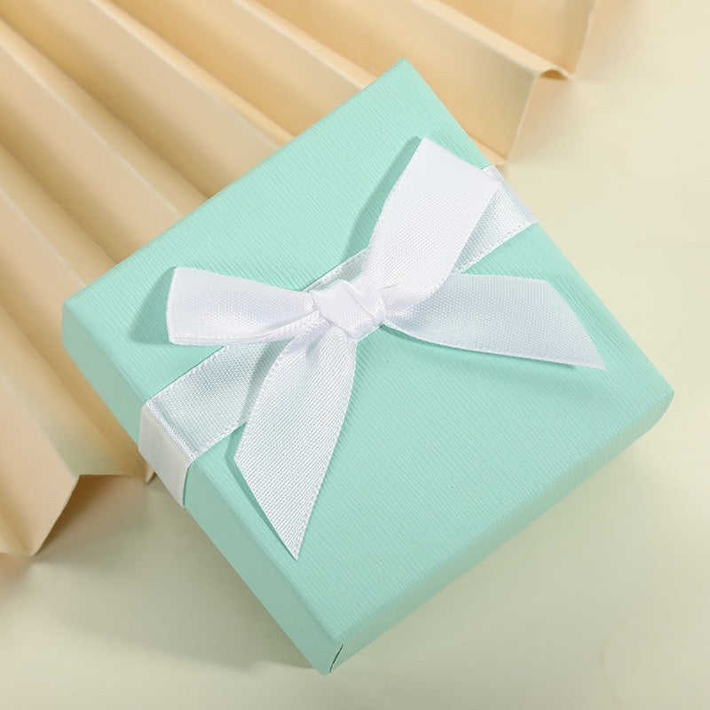 SCHLEIFENKNOT-SCHMUCKSCHACHTEL GESCHENKBOX (OHNE LOGO)