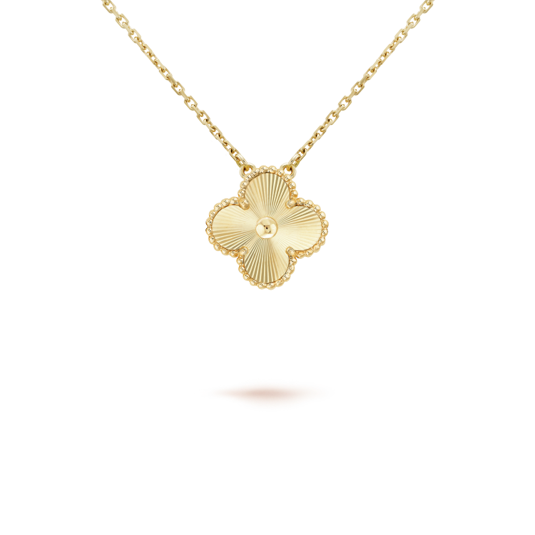??Loco?¡¥CLOVER 15MM LASER NECKLACE
