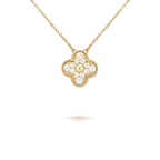 ??Loco?¡¥CLOVER 15MM DIAMOND SINGLE FLOWER NECKLACE