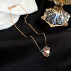 ??Loco?¡¥LUCKY  CARNELIANS LADYBUG NECKLACE