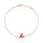 ??Loco?¡¥FRIVOLE GOLD FLOWER PINK MALACHITE BRACELET