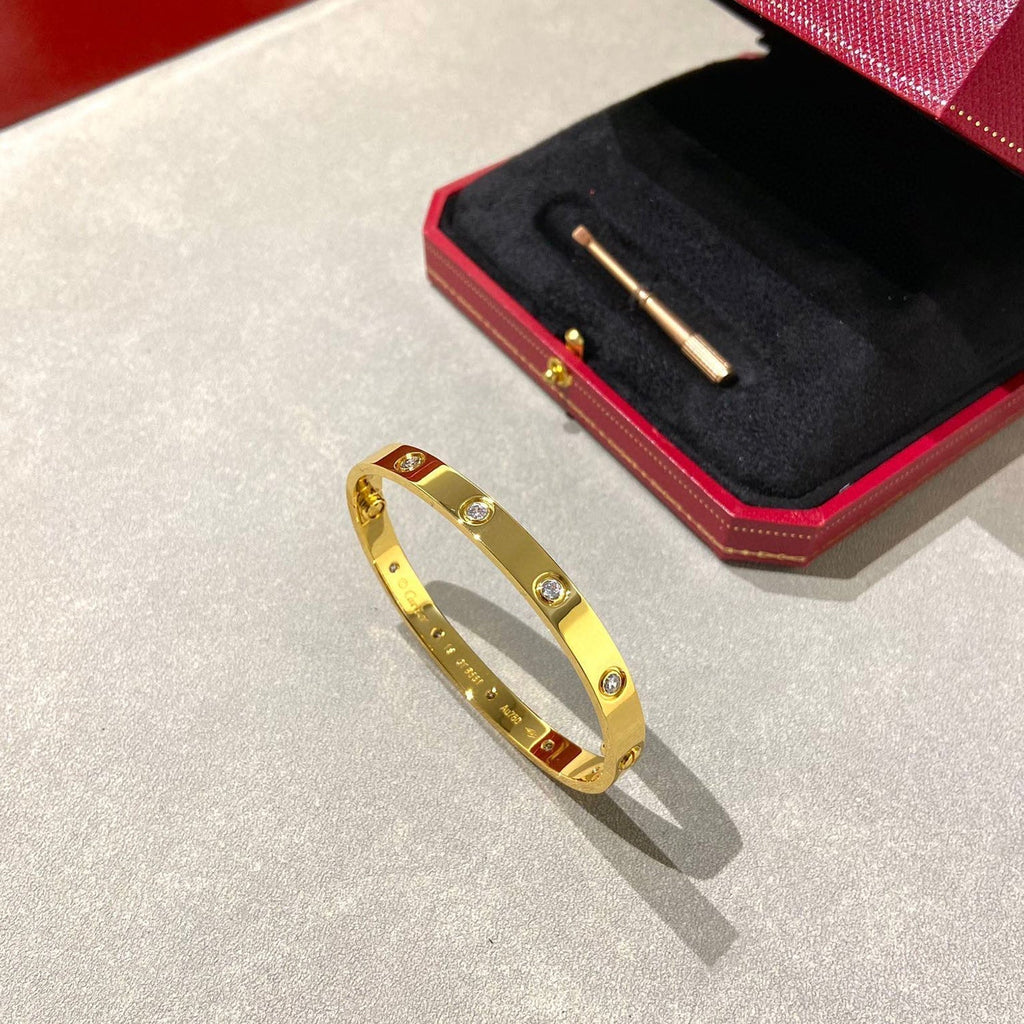 ??Loco?¡¥LOVE BRACELET 6.1MM 10 DIAMONDS
