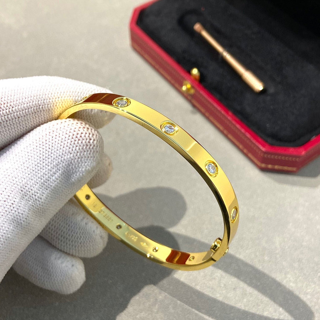 ??Loco?¡¥LOVE BRACELET 6.1MM 10 DIAMONDS