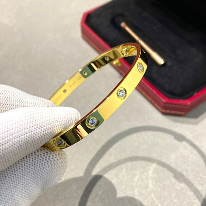 [moco jewelrys] LOVE ARMBAND 6,1 MM 10 DIAMANTEN