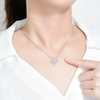 ??Loco?¡¥LOOP NECKLACE FULL MOTIF DIAMOND 16MM MULTIPLE COLORS