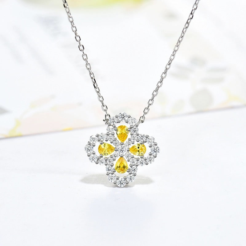 ??Loco?¡¥LOOP NECKLACE FULL MOTIF DIAMOND 16MM MULTIPLE COLORS