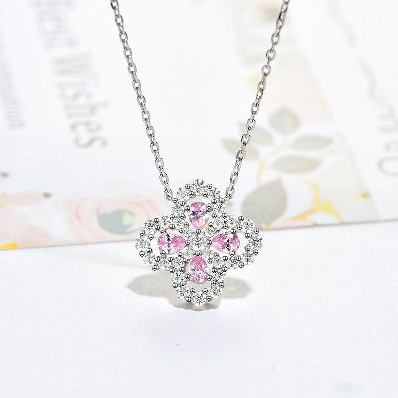 ??Loco?¡¥LOOP NECKLACE FULL MOTIF DIAMOND 16MM MULTIPLE COLORS