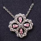 ??Loco?¡¥LOOP NECKLACE FULL MOTIF DIAMOND 16MM MULTIPLE COLORS