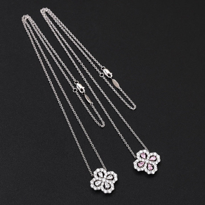 ??Loco?¡¥LOOP NECKLACE FULL MOTIF DIAMOND 16MM MULTIPLE COLORS