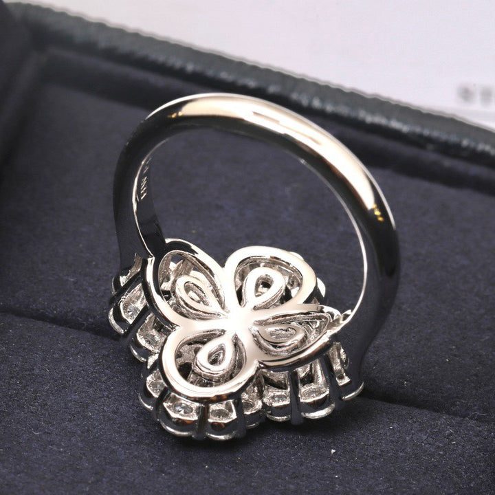 ??Loco?¡¥LOOP RING FULL MOTIF DIAMOND 16MM SILVE