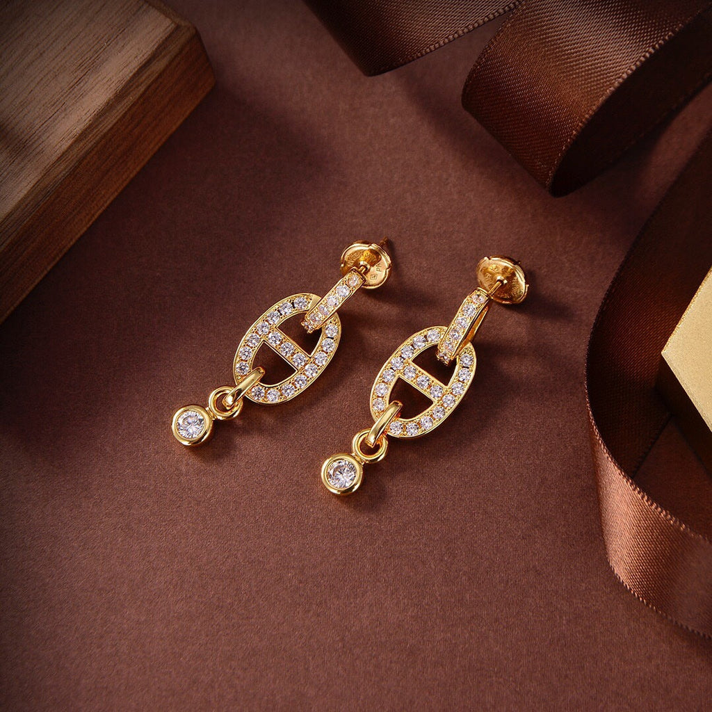 ??Loco?¡¥HM CHAINE DIAMOND EARRINGS