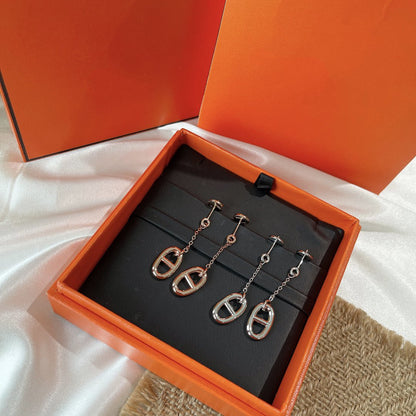 [moco jewelrys]CHAINE TASSEL EARRINGS