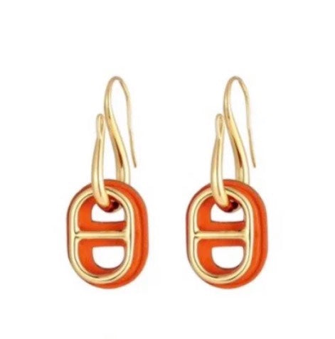 ??Loco?¡¥HM O'MAILLON GOLD EARRINGS