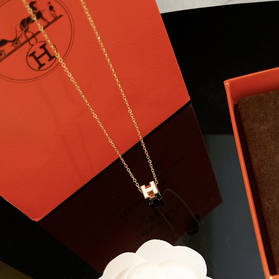 [moco jewelrys]H WEISSE QUADRATISCHE GOLDKETTE