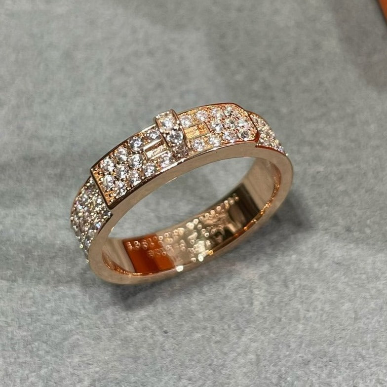 ??Loco?¡¥KELLY PINK GOLD DIAMOND RING