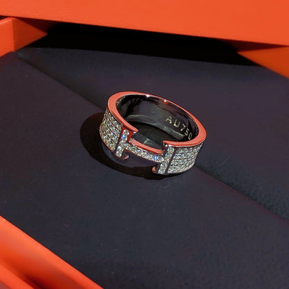 [moco jewelrys]H-RING VOLLDIAMANT