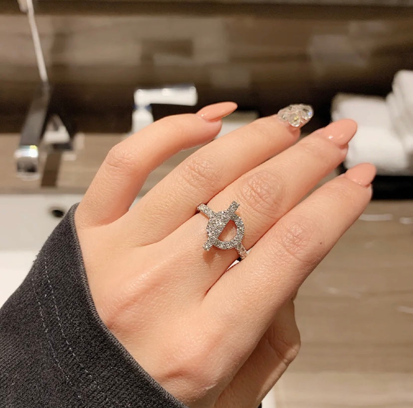 ??Loco?¡¥ECHAPPEE RING SILVER DIAMOND