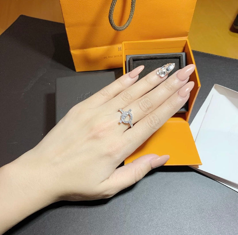 [moco jewelrys]ECHAPPEE RING SILBER DIAMANT