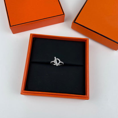[moco jewelrys]ECHAPPEE RING SILBER DIAMANT