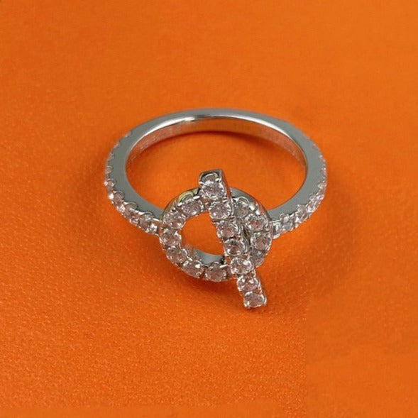 ??Loco?¡¥ECHAPPEE RING SILVER DIAMOND