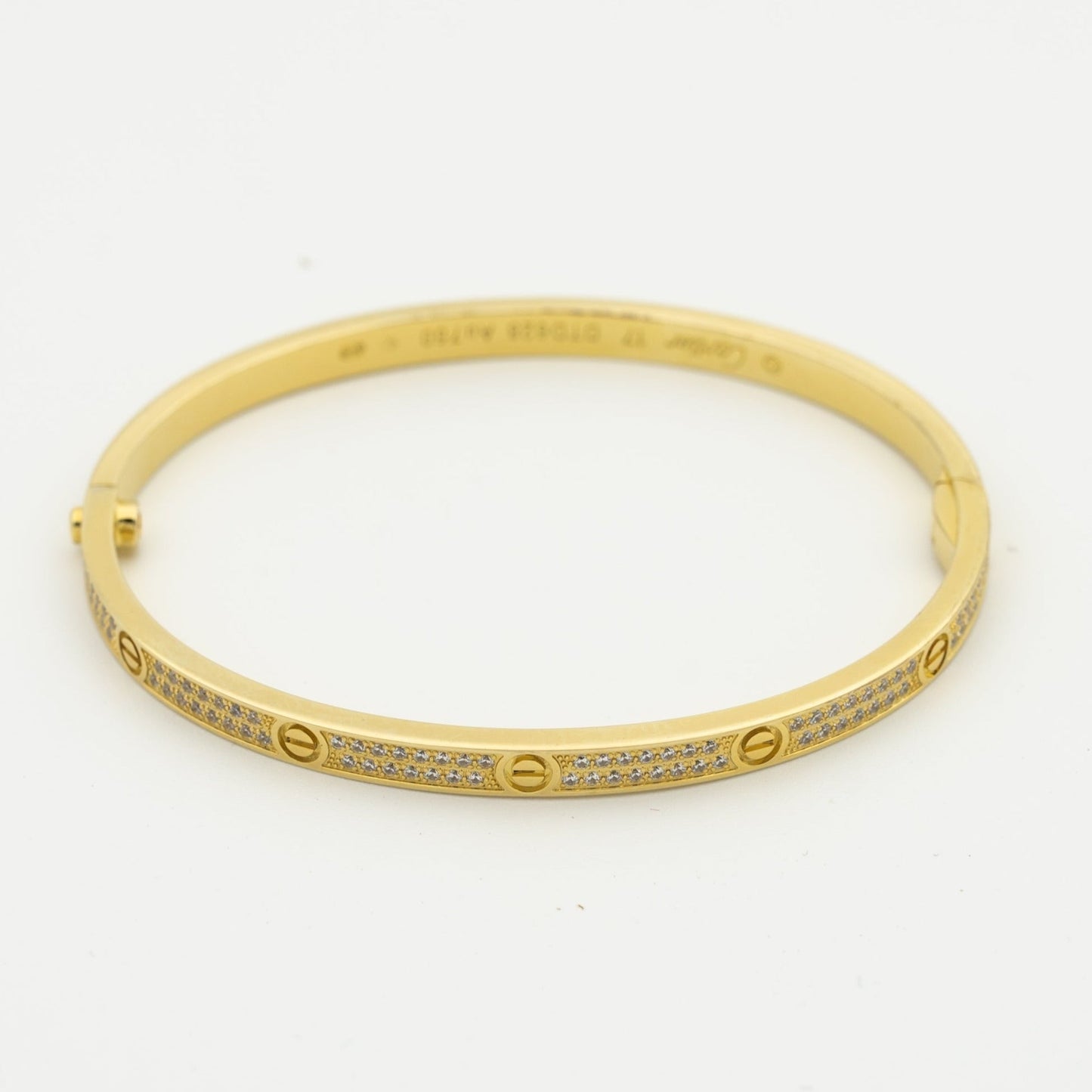 [moco jewelrys]LOVE BRACELET 3.65MM DIAMOND-PAVED