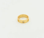 ??Loco?¡¥LOVE RING 5.5MM 3 DIAMONDS GOLD