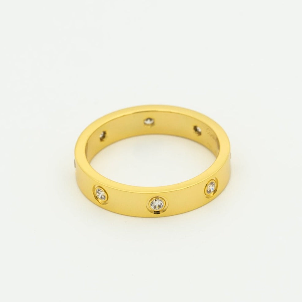 ??Loco?¡¥LOVE RING 3.6MM 8 DIAMONDS