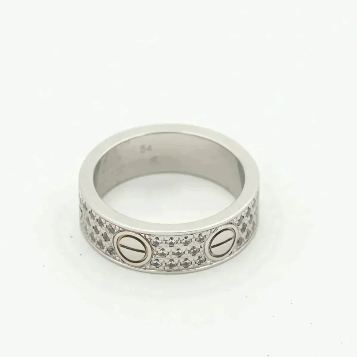 [moco jewelrys] Liebesring, 5,5 mm Diamanten im Pavé-Stil