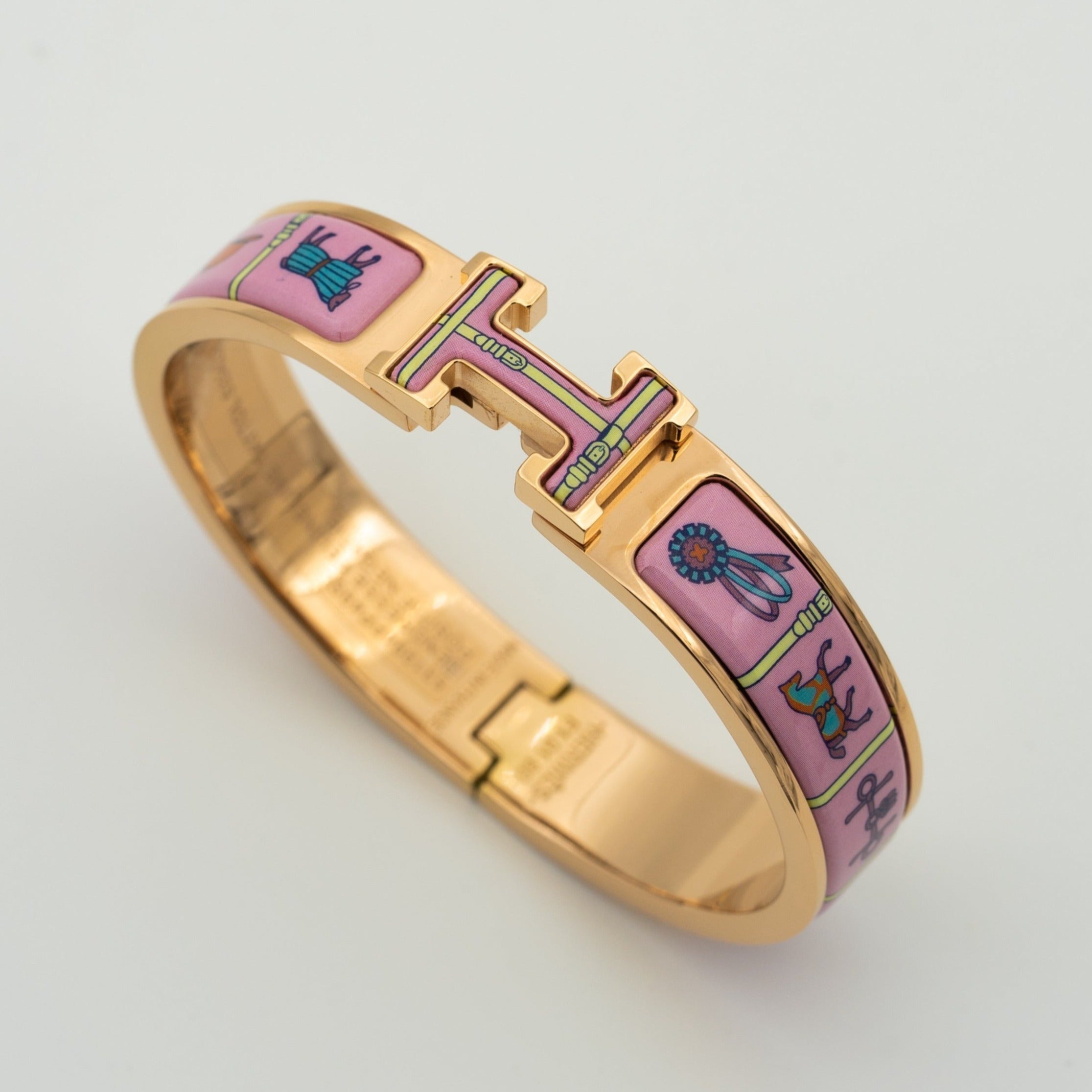 ??Loco?¡¥H PINK GOLD BRACELET PINK CERAMIC