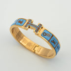 ??Loco?¡¥H PINK GOLD BRACELET BLUE CERAMIC