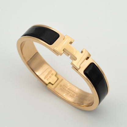 [moco jewelrys]H BLACK BRACELET