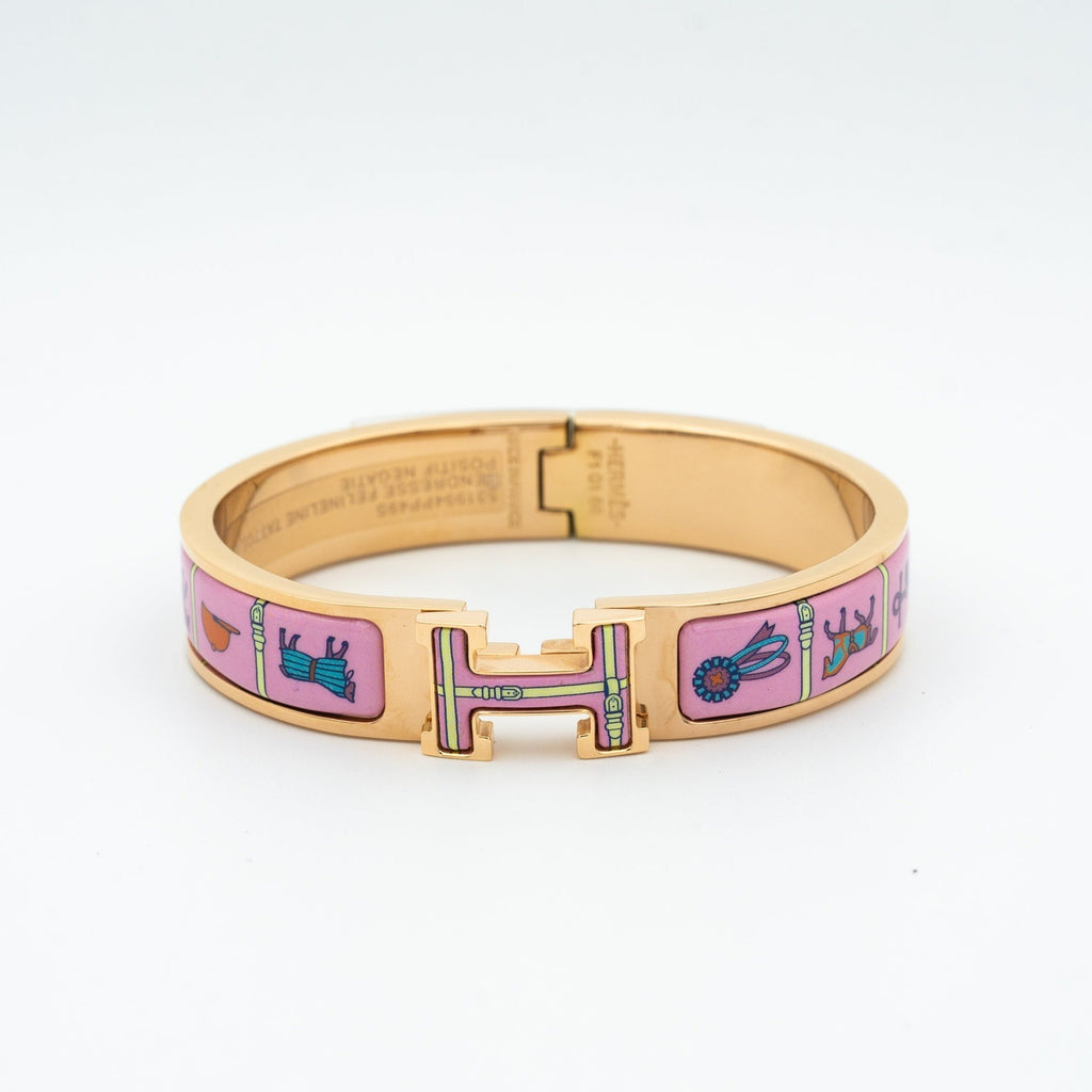 ??Loco?¡¥H PINK GOLD BRACELET PINK CERAMIC