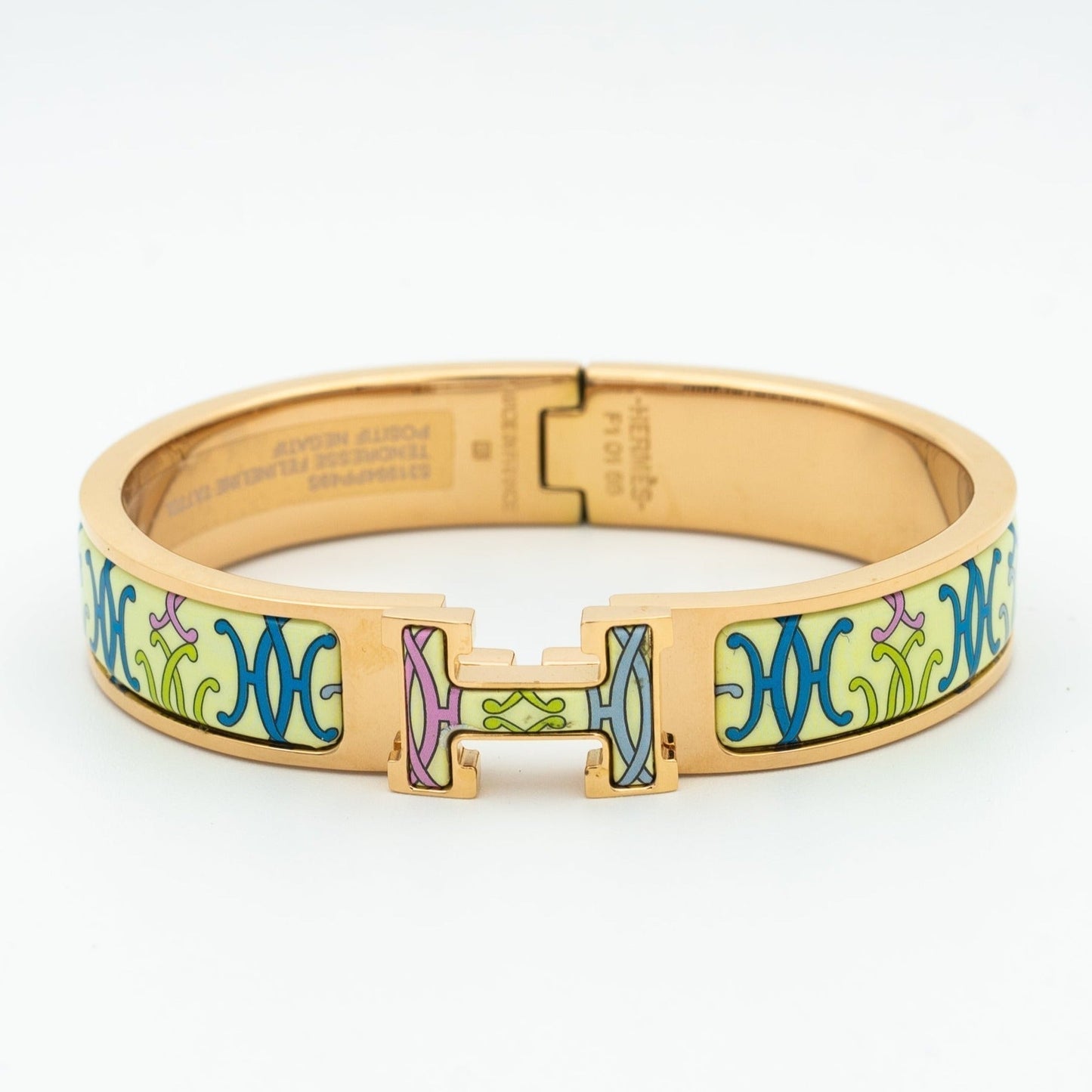 [moco jewelrys]H BRACELET BEIGE MULTICOLOR