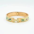 ??Loco?¡¥H PINK GOLD BRACELET CREAM CERAMIC
