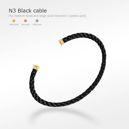 [moco jewelrys] FORCE SERIES ARMBANDKABEL 50 AUSWAHLMÖGLICHKEITEN (DIY-AUSWAHL)