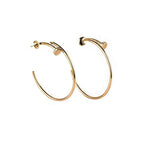??Loco?¡¥JUSTE EARRINGS GOLD DIAMONDS 1.8MM