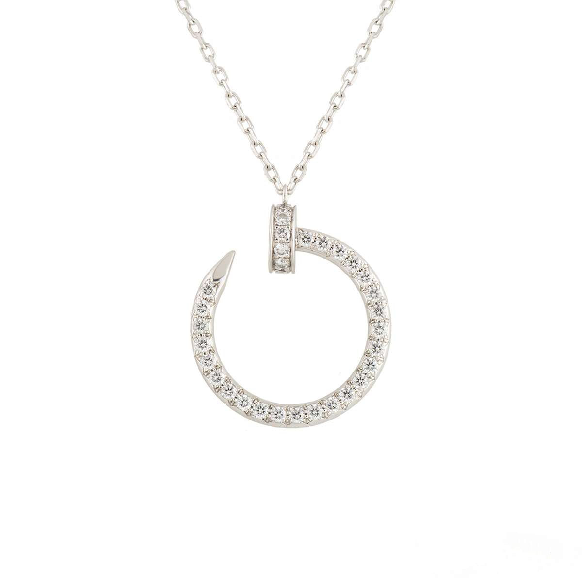 [moco jewelrys] JUSTE-HALSKETTE SILBER DIAMANTEN 